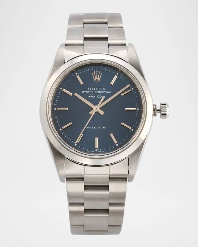 Rolex Stainless Steel Air-King Precision 34mm Vintage 1998 Watch